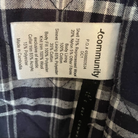 Aritzia Community | Cadet Military Style Wool Peacoat | Black | XS - Picture 9 of 9